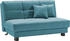 ell+ell Schlafsofa Tilda blau (petrol) 160x90x100cm 160 cm inkl. 2 Zierkissen petrol