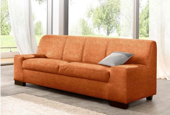 Domo Polstermöbel 3-Sitzer Norma orange (terrakotta) 212x74x85cm Sofas terrakotta