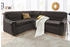 Domo Polstermöbel Ecksofa Lale L-Form grau 251x88x193cm grob Microfaser PRIMABELLE Sofas