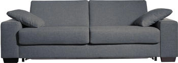 Bali Schlafsofa Norwalk grau 182x83x100cm Dauerschlaffunktion, mit Unterfederung / Lattenrost Matratze grau, beige