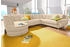 Trendmanufaktur Wohnlandschaft Rondo, U-Form beige 320x85x94cm Softlux Primabelle