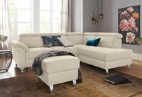 sit&more Ecksofa "Arngast L-Form" inklusive Kopfteilverstellung und Federkern