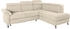 sit&more Ecksofa Arngast L-Form beige 245x84x194cm inklusive Kopfteilverstellung Federkern creme