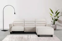 Home affaire Ecksofa "Carpari, L-Form, 263 cm, manuelle o. elektrische