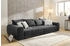 Jockenhöfer Big-Sofa Moldau grau 306x83x134cm Cord: Inklusive loser Rücken- Zierkissen, frei Raum stellbar grau