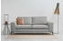INOSIGN 2,5-Sitzer Henry beige 214x84x95cm , mit Metallbeinen, modernem Design beige