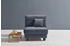 ell+ell Schlafsofa Tilda blau (dunkelblau) 85x90x100cm 85 cm inkl. 1 Zierkissen dunkelblau