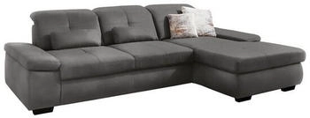 DIE PLANBAR Ecksofa MP-IN16012 L-Form grau 309x85x195cm mit Funktion, Kaltschaum-Polsterung grau