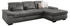 DIE PLANBAR Ecksofa MP-IN16012 L-Form grau 309x85x195cm mit Funktion, Kaltschaum-Polsterung grau