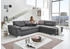DIE PLANBAR Ecksofa MP-IN17041 L-Form 320x85x260cm Sitztiefenverstellung optional mit Kopfteilverstellung & Bettfunktion grau