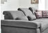 DIE PLANBAR Ecksofa MP-IN17041 L-Form 320x85x260cm Sitztiefenverstellung optional mit Kopfteilverstellung & Bettfunktion grau