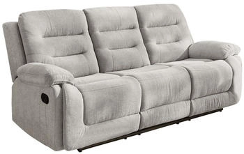 luma-home 3-Sitzer-Relaxsofa 220x103x98 cm Chenille grau