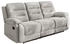 luma-home 3-Sitzer-Relaxsofa 220x103x98 cm Chenille grau