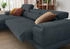 Willi Schillig Ecksofa piedroo elegant L-Form blau marine r66 303x70x193cm Chenille-Flachgewebe R66
