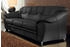 sit&more 3-Sitzer Savona schwarz 198x90x90cm PRIMABELLE-Microfaser SOFTLUX/Struktur Kunstleder
