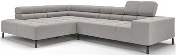 INOSIGN Ecksofa Ancona motorische , Cord grau hellgrau 321x216cm