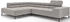 INOSIGN Ecksofa Ancona motorische , Cord grau hellgrau 321x216cm