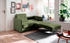INOSIGN Schlafsofa Milano grün 147x89x87cm zwei einzeln ausziehbare Liegefunktionen grün