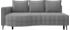 exxpo Loungesofa T wiggy Schlafsofa grau 212x93x114cm Lounge-Sofa komfortabler Federkern