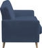 exxpo 3-Sitzer Samso, elegant aktueller Cord Bezug, Kippcouch blau navy 222x89x93cm Schlafsofa