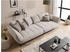 exxpo Big-Sofa Triton beige 311x95x130cm inkl.10-teiliges Kissenset,gemütliches Megasofa,viel Platz zum Relaxen beige