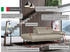 Egoitaliano Ottomane Anais Designfuß beige safari 179x74x106cm pigmentiert