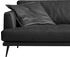 Egoitaliano 2,5-Sitzer Sophia schwarz 214x77x96cm BULL Naturleder pigmentiert