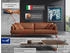 Egoitaliano 2,5-Sitzer Sophia schwarz 214x77x96cm BULL Naturleder pigmentiert