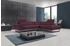 Egoitaliano Ecksofa Queenie lila plum 284x95x108cm Luxus-Microfaser Naturleder