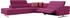 Egoitaliano Ecksofa pink fuchsia 314x96x284cm Relaxfunktion verstellbar Kopfteilelementen fuchsia
