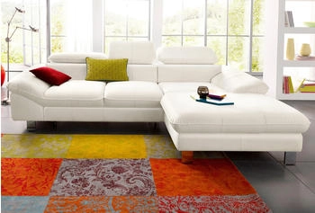 Cotta Collection Ecksofa Driver L-Form weiß altweiß 268x73x169cm BEEFY Kunstleder Softlux N