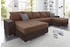 Collection AB Wohnlandschaft Josy U-Form braun braun raun 333x84x161cm Kunstleder SOFTLUX XXL-Recamiere 49
