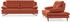 Calia Italia 3-Sitzer Cezanne modern, elegant aufwendige Detailverarbeitung rot 49 rosso 215x90x109cm 49 rosso
