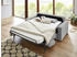 Atlantic Home Collection Schlafsofa Rolando grau 196x82x208cm für Dauerschläfer geeignet hochwertiger Matratze grau