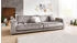 3C Candy Big-Sofa Enisa II elegantes Mega-Sofa, super toll verarbeitet silber 290x86x127cm
