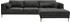 Trendmanufaktur Ecksofa Luzi Schlaffunktion bestellbar, L-Form grau eiffel tower 280x80x168cm M