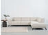 Places of Style Ecksofa Lorcan beige natur 275x77x210cm schwarz Lederoptik