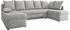 Jockenhöfer Wohnlandschaft GRUPPE Arktis U-Form grau hellgrau 260x85cm
