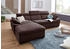 exxpo Ecksofa Salerno, inkl. Kopf- Armteilverstellung, elegant & L-Form braun 280x77x170cm ion kasten, tolle Detailverar