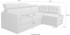 exxpo Ecksofa Arles Federkernunterfederung, L-Form weiß altweiß 225x94x165cm Kunstleder SOFTLUX Naturleder