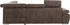 exxpo Ecksofa Spring, super komfortabel Armteil- Kopfteilfunktion braun schlam 274x81x206cm Naturleder