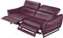 Egoitaliano 2,5-Sitzer Dafne rot cherry 208x97x108cm NUVOLE Naturleder Körnung