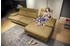 Calia Italia Ecksofa Toby Wing, L-Form, sensationellem beige senape quebec 288x90x153cm Synthetische Faser
