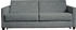 Bali Schlafsofa Norwalk silber silber eige 202x83x100cm Dauerschlaffunktion, Unterfederung / Lattenrost Matratze silber eige
