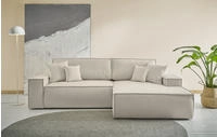OTTO home Ecksofa "FINNLEY Struktur fein, L-Form 257 cm, Schlafsofa" mit...