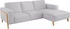 exxpo Ecksofa Starr modern klassisches Design grau 250x84x163cm L-Form