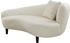 Atlantic Home Collection Chaiselongue Olivia 154x76x90cm PP Nierenform-Sofa beige creme