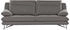 Calia Italia 2,5-Sitzer Cezanne, elegant aufwendige Detailverarbeitung grau 34 tortora 195x90x96cm Strukturbezug