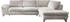 DIE PLANBAR Ecksofa MP-IN14007 L-Form beige ecru 306x84x197cm ion verstellbar Kopfstützen, Cord ecru