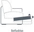 DIE PLANBAR Ecksofa MP-IN14007 L-Form beige ecru 306x84x197cm ion verstellbar Kopfstützen, Cord ecru